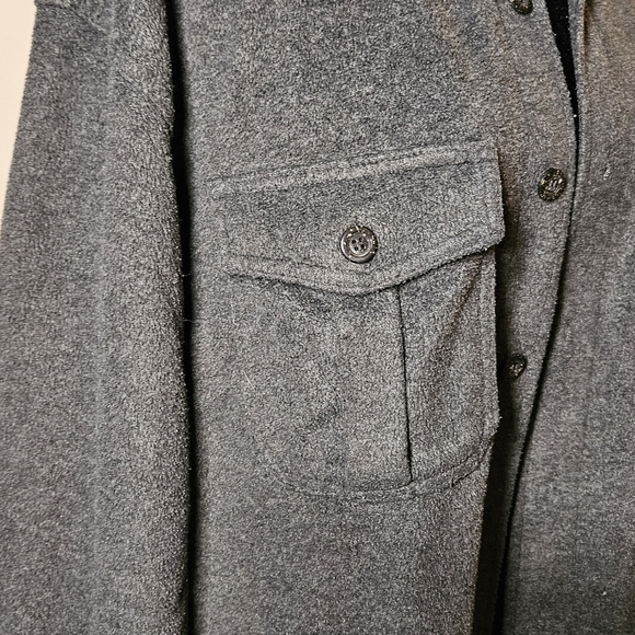 Host Pick Point Zero shacket overshirt 90's y2k polar fleece shirt jacket - Picture 5 of 10